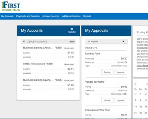 Business Banking | First Internet Bank